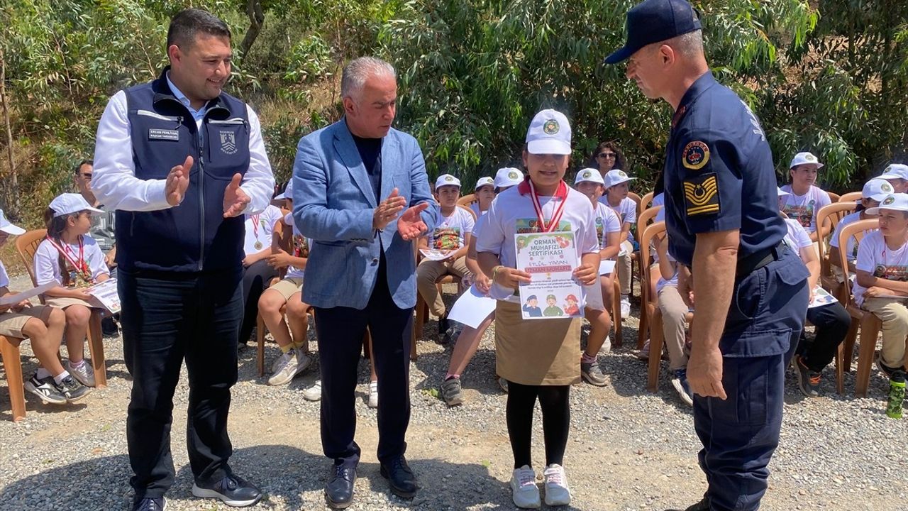 Bodrum'da Öğrencilere Orman Muhafızları Eğitimi Verildi