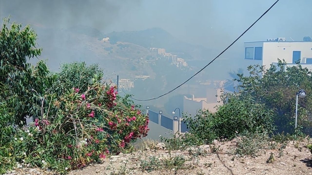 Bodrum'da Yangın Kontrol Altına Alındı