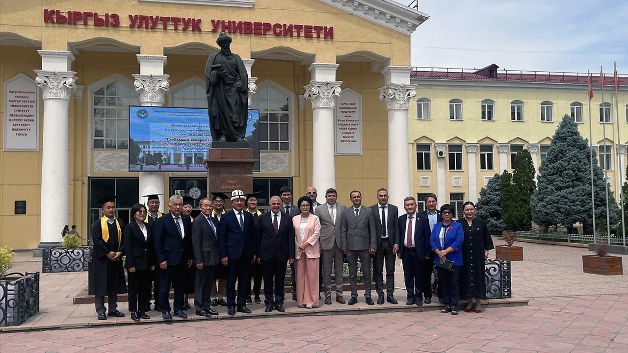 Büyükelçi Ökem, Kırgız Milli Üniversitesi'nin 100. Yılını Kutladı