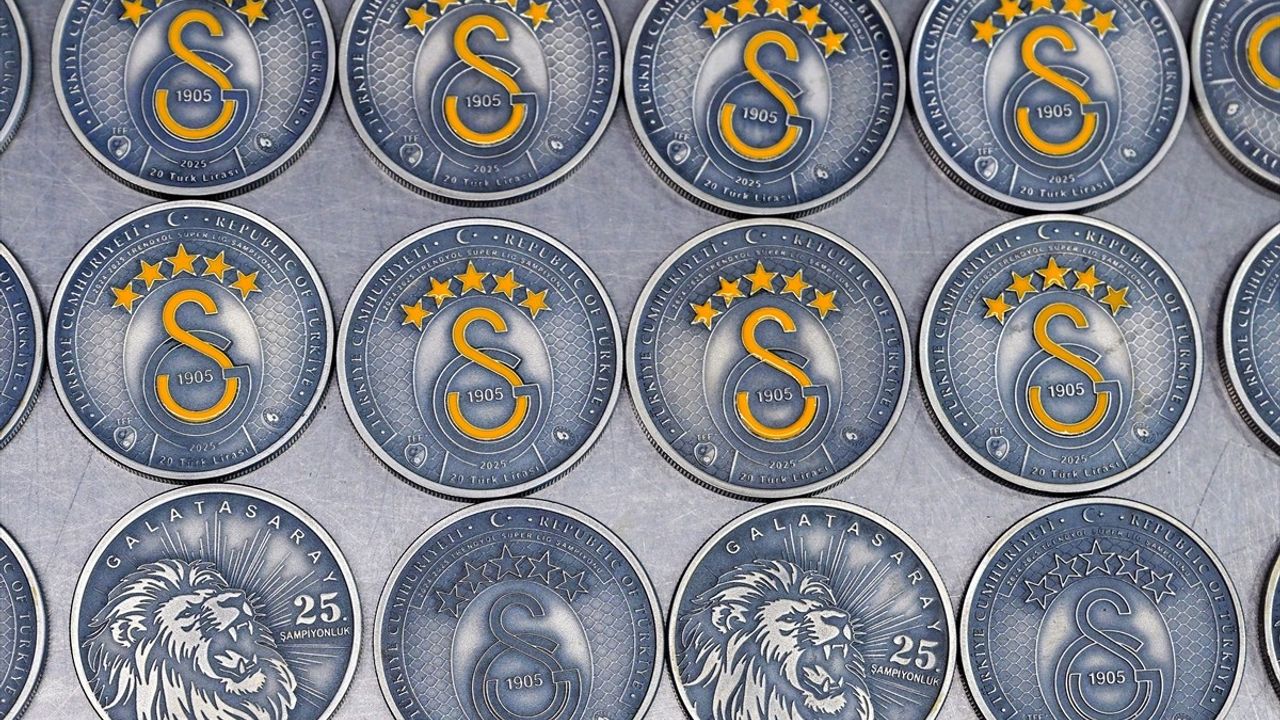 Darphane, Galatasaray'ın 25. Şampiyonluğu için Hatıra Parası Basıyor