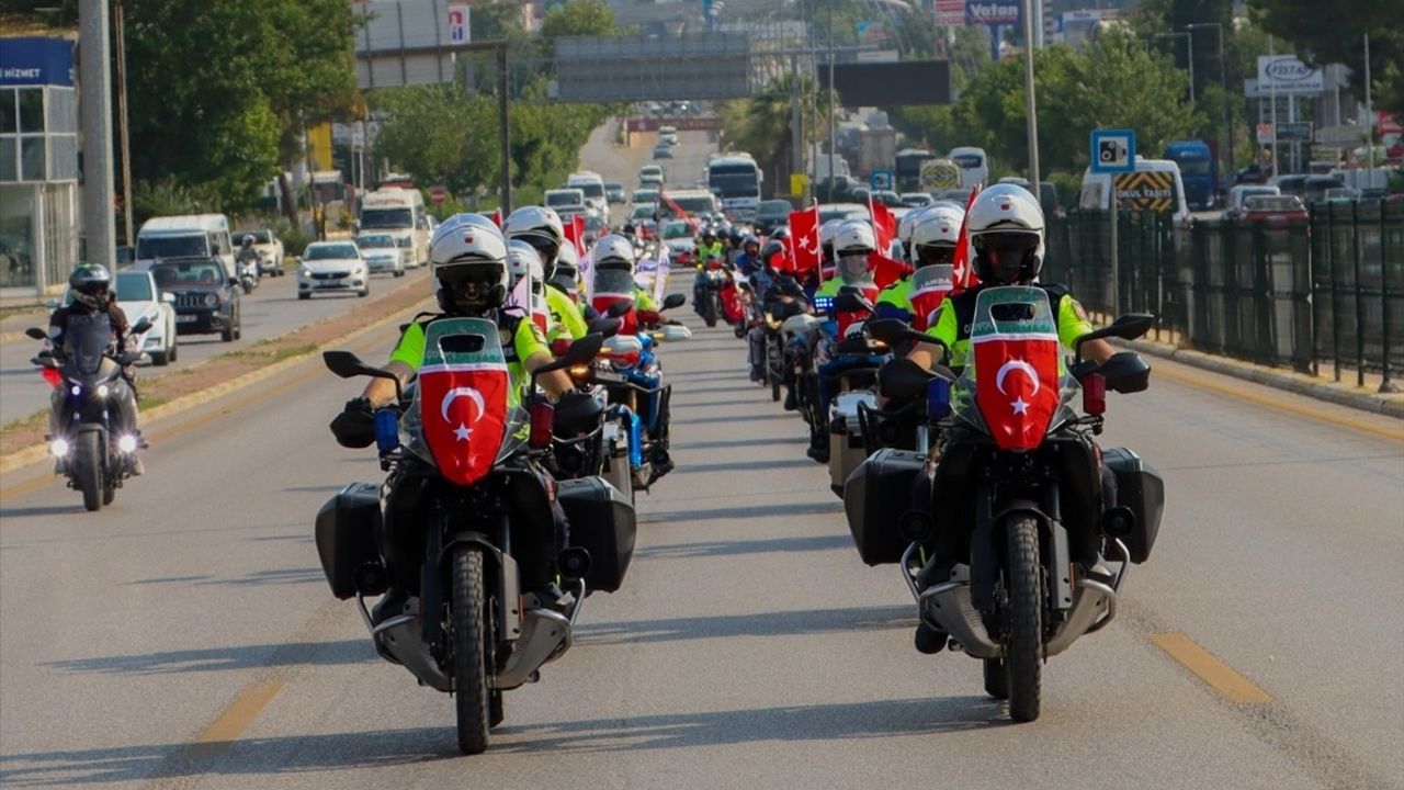 Denizli'de Motosikletliler Jandarma Teşkilatının 186. Kuruluş Yıl Dönümünü Kutladı