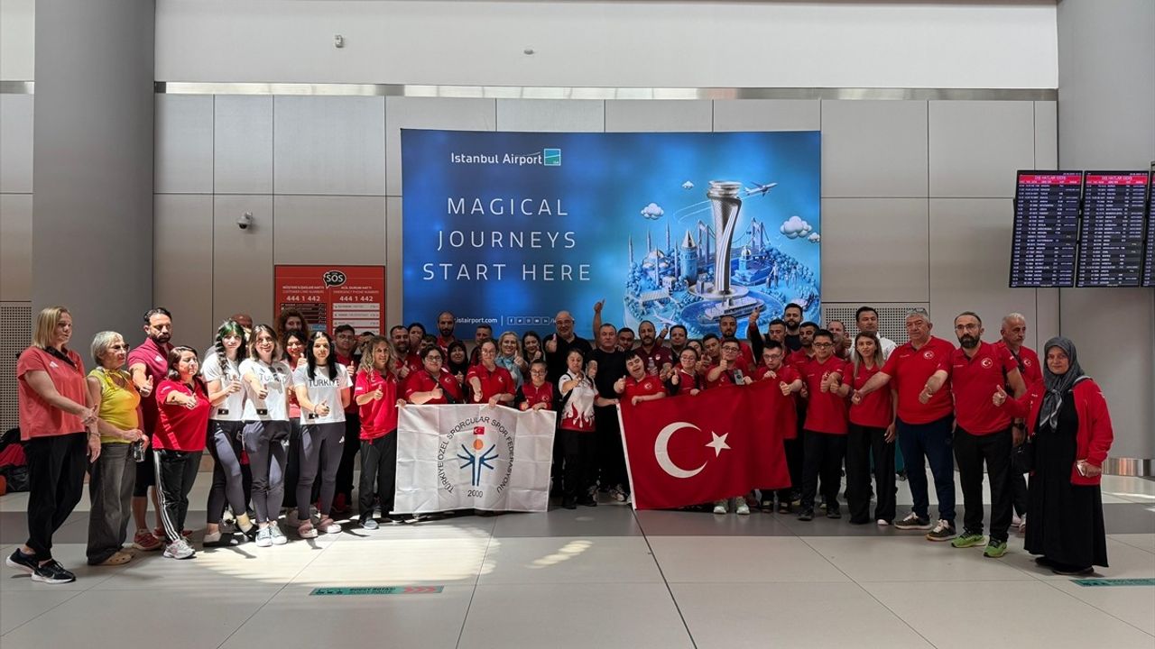 Down Sendromlu Milli Sporcular Avrupa Şampiyonası İçin Çekya'da