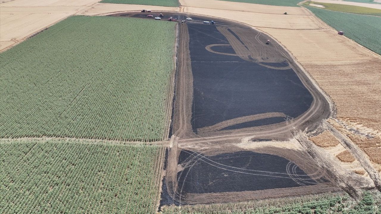 Edirne'de Buğday Tarlasında Yangın: 50 Dekar Alan Zarar Gördü