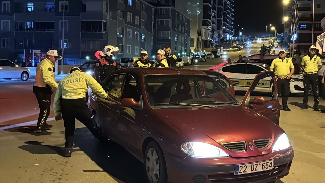 Edirne'de Ehliyetsiz Sürücü Dronla Yakalandı