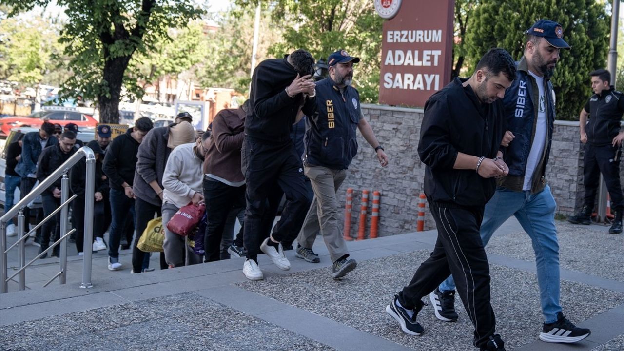 Erzurum Merkezli Sahte İlan Dolandırıcılığı Operasyonunda 19 Tutuklama