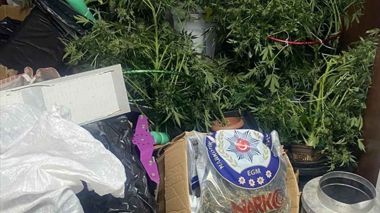 Fethiye'de İklimlendirme Sistemiyle Uyuşturucu Üreten 5 Kişi Tutuklandı