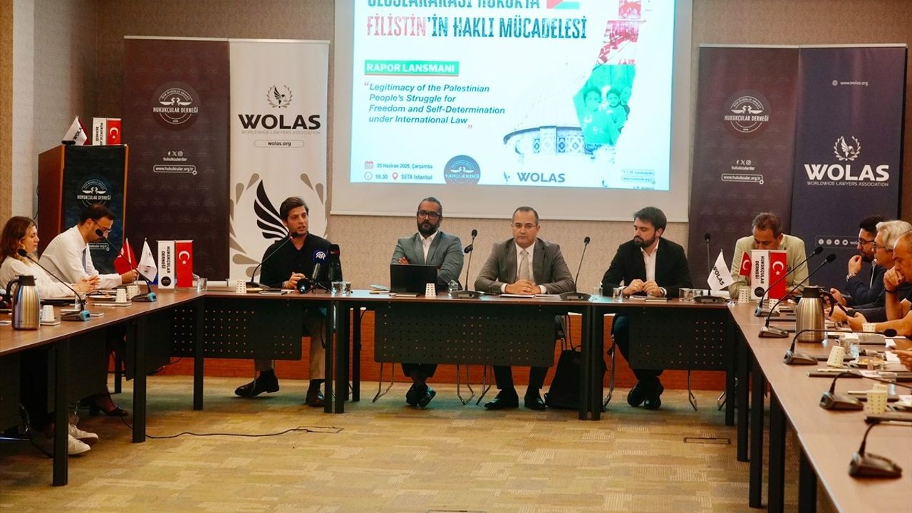 Filistin Mücadelesinin Meşruiyeti: İstanbul'da Önemli Rapor Tanıtıldı