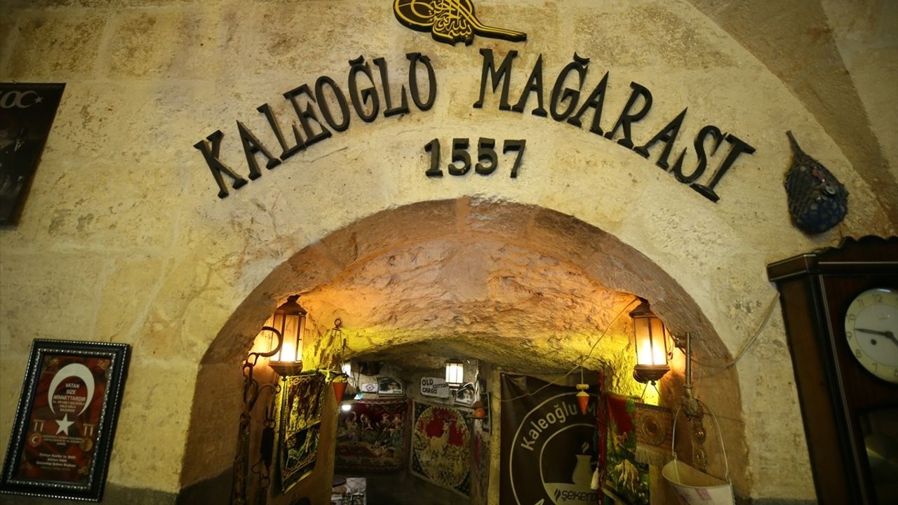 Gaziantep'te 500 Yıllık Mağara Kafede Ziyaretçi Akını