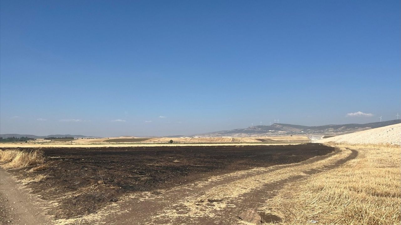 Gaziantep'te Anız Yakan Kişiye 47 Bin Lira Cezai İşlem