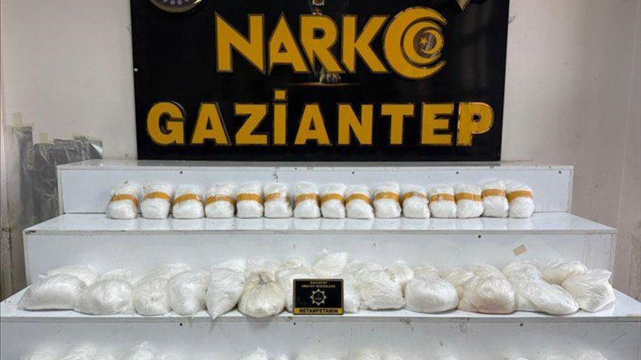 Gaziantep'te Uyuşturucu Operasyonu: 58 Kilo Sentetik Madde Ele Geçirildi