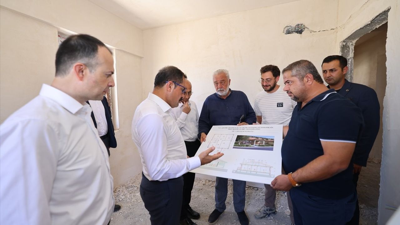 Hatay Arsuz'da Kırsal Afet Konutları İnşaatı Devam Ediyor