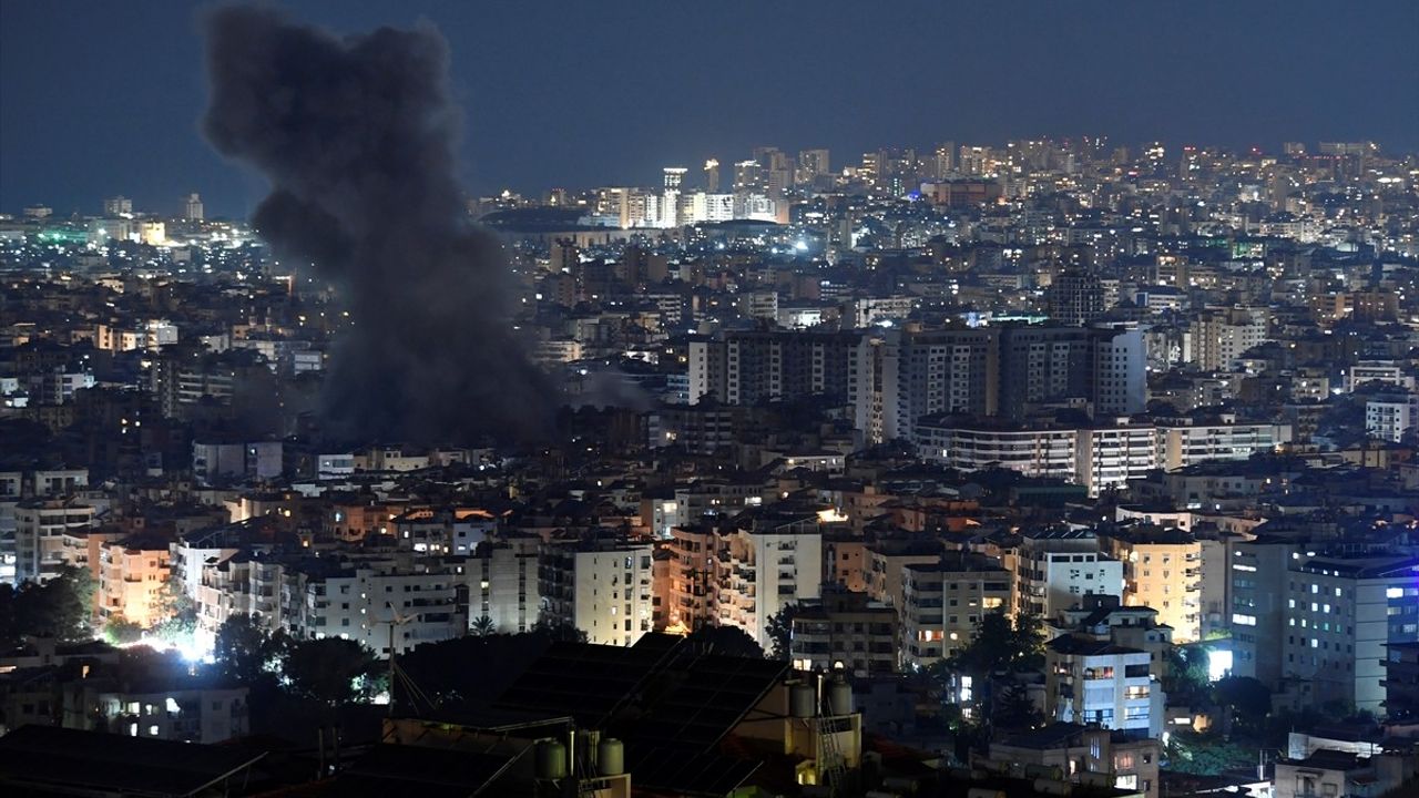 İsrail, Beyrut'un Dahiye Bölgesine Hava Saldırısı Düzenledi