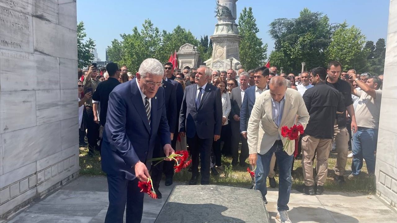 İYİ Parti Genel Başkanı Dervişoğlu, Talat Paşa'nın Kabrini Ziyaret Etti