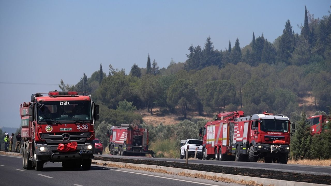 İzmir Aliağa'daki Orman Yangını Kontrol Altında