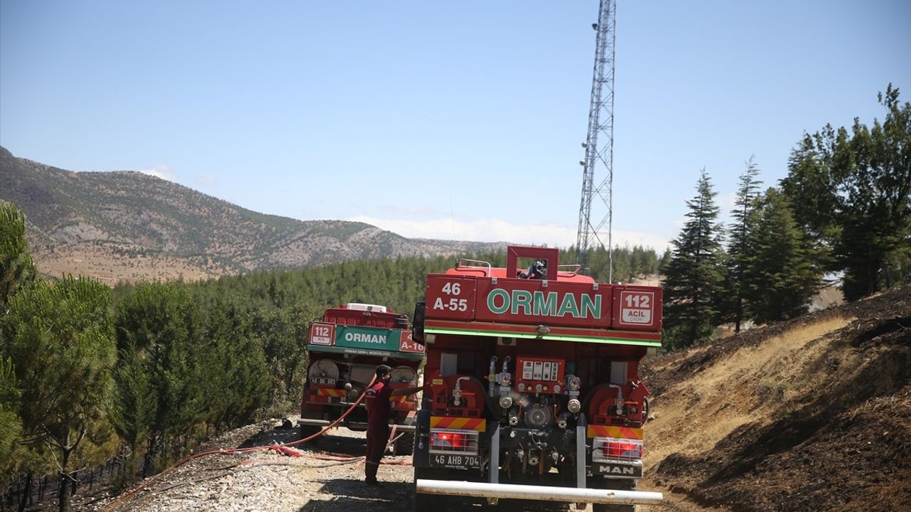 Kahramanmaraş'ta Orman Yangını Kontrol Altına Alındı