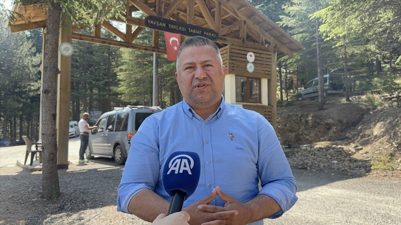 Kahramanmaraş'ta Yavşan Yaylası'nda Kurban Bayramı Yoğunluğu