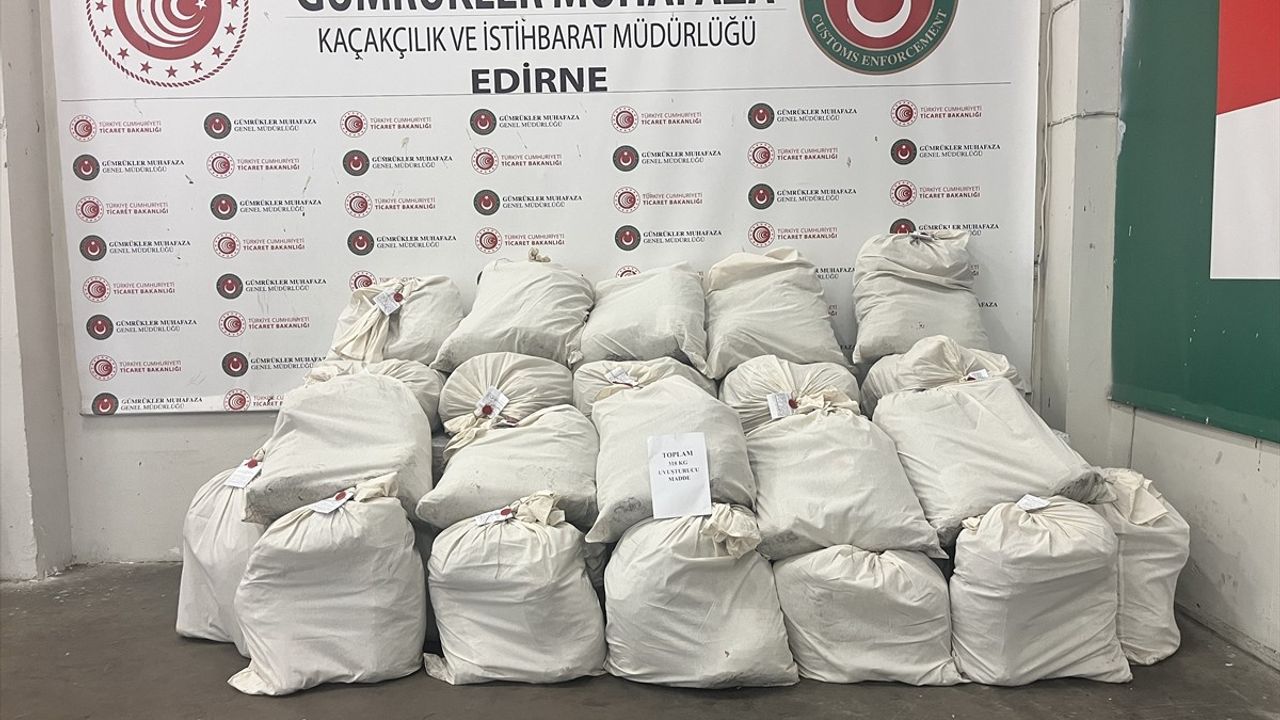 Kapıkule'de 318 Kilogram Uyuşturucu Ele Geçirildi