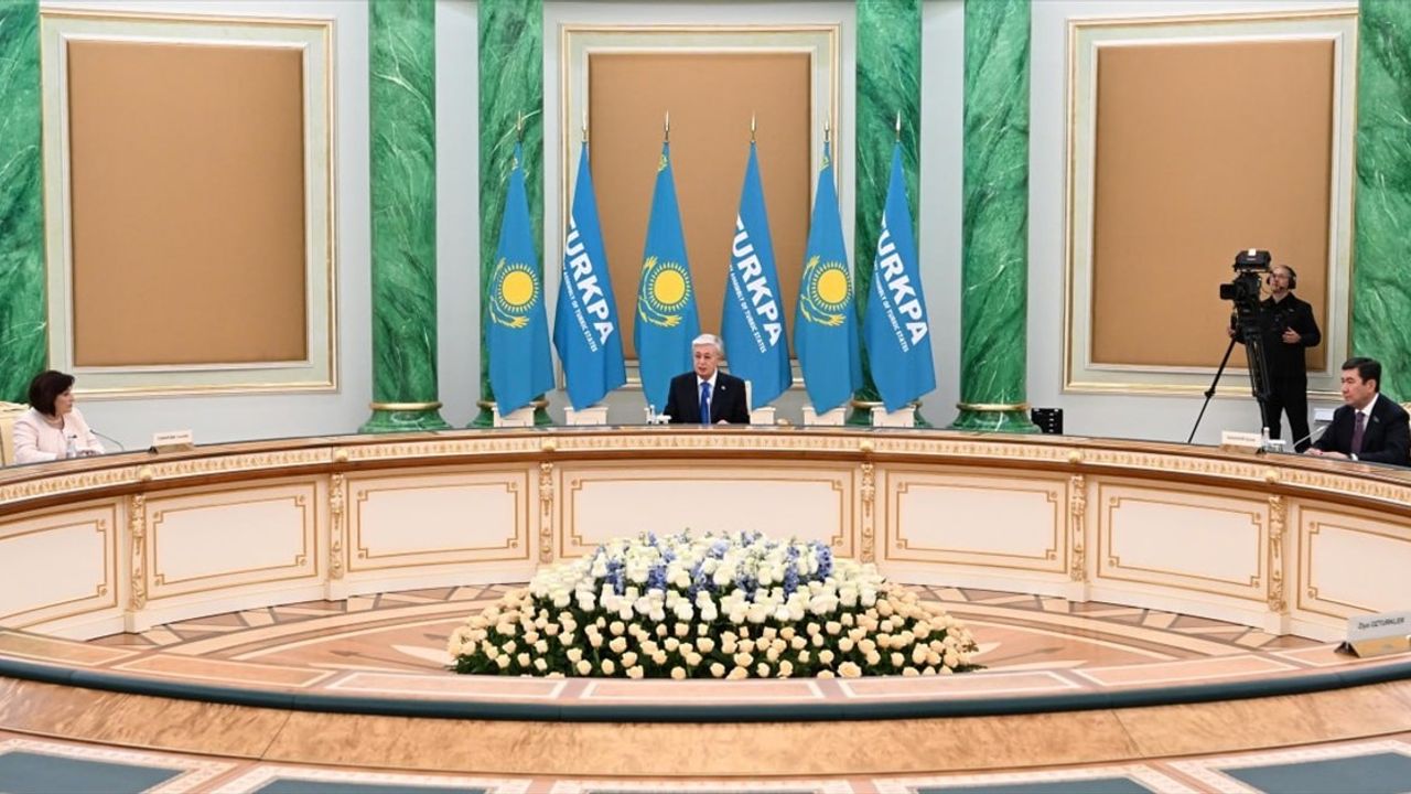 Kazakistan Cumhurbaşkanı Tokayev, TÜRKPA Meclis Başkanlarını Ağırladı