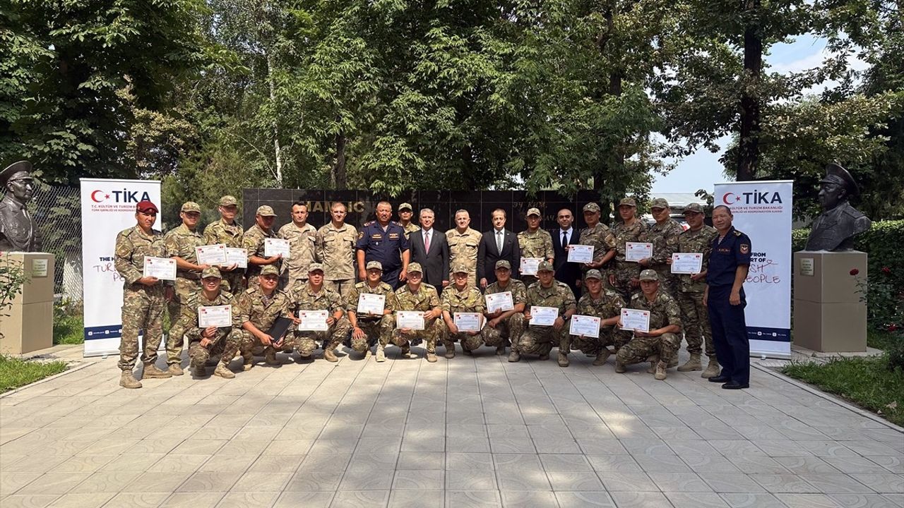 Kırgızistan’da Jandarma ve TİKA İşbirliği ile Patlama Olay Yeri İnceleme Eğitimi