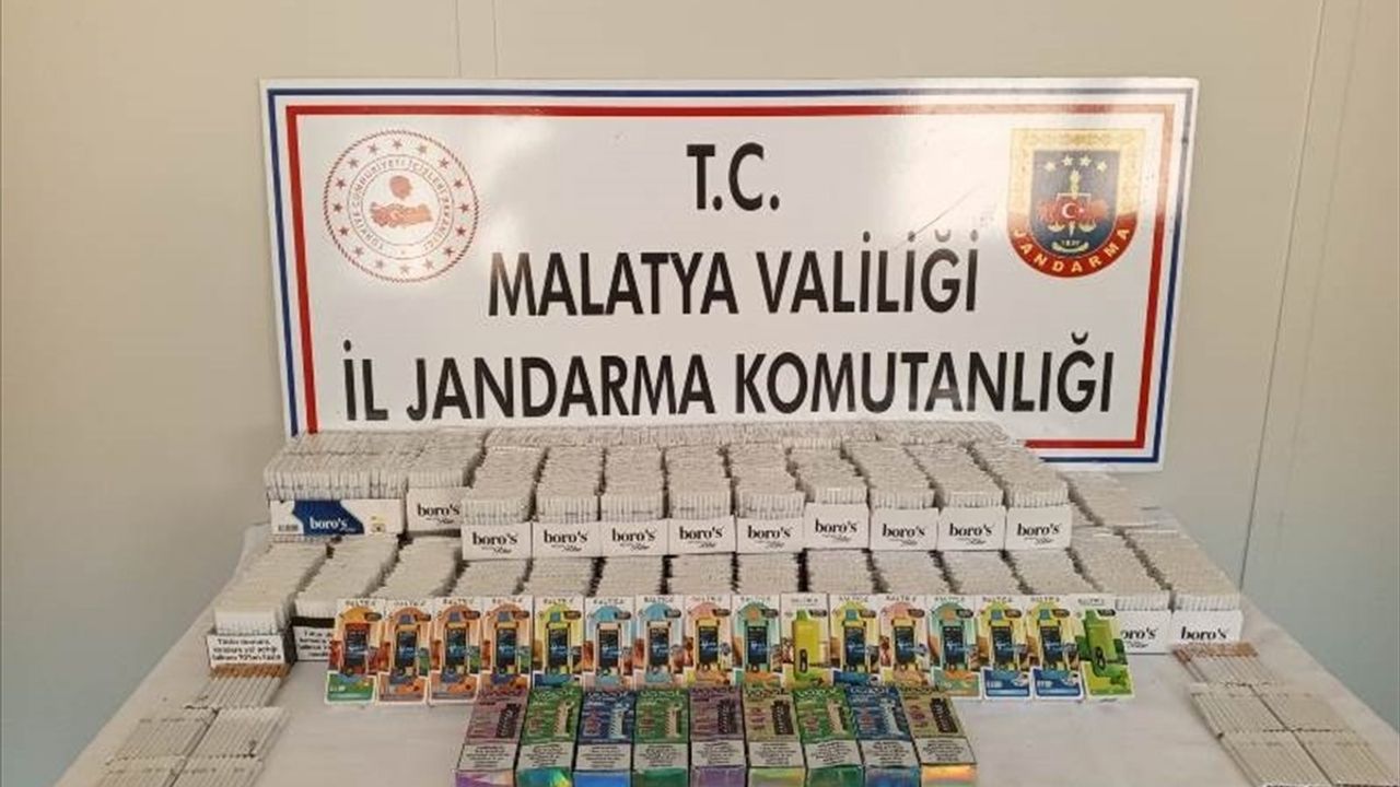 Malatya'da Kaçakçılık Operasyonunda 4 Zanlı Yakalandı