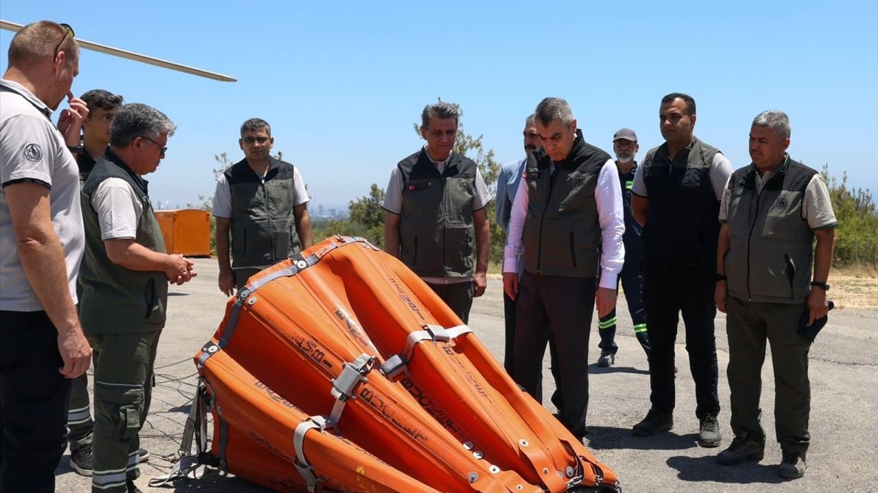 Mersin'de Olası Orman Yangınları İçin 5 Helikopter ve 408 Araç Hazır