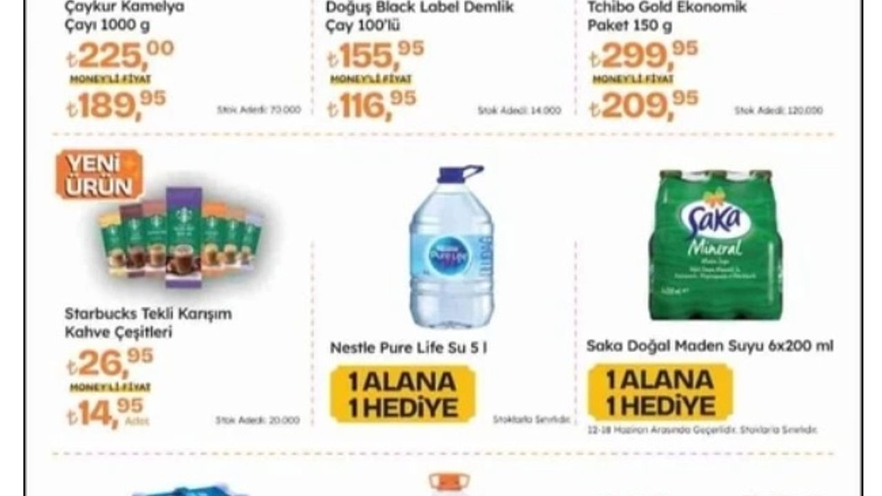 Migros'ta Dev İndirim: 5 LT Ayçiçek Yağı 350 TL!