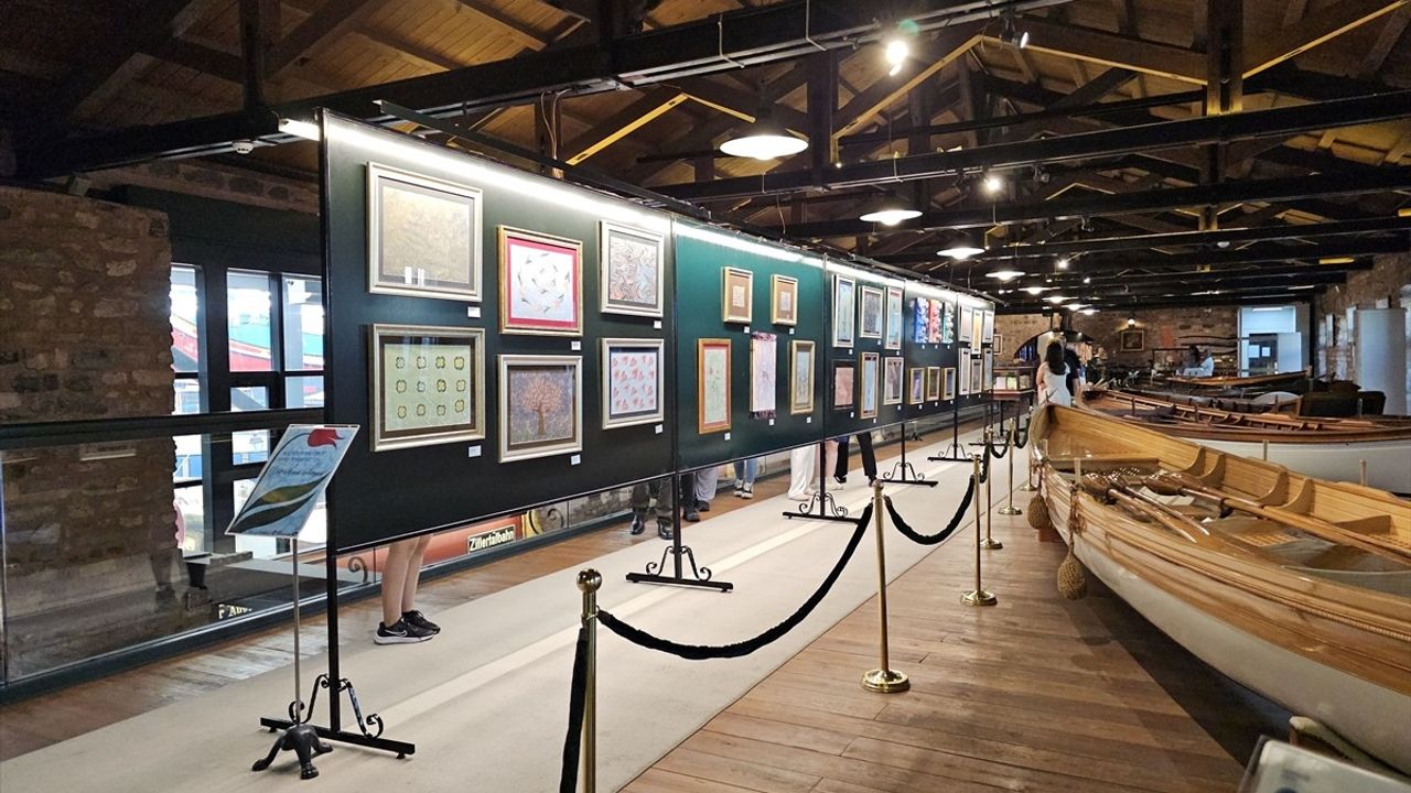 Rahmi M. Koç Müzesi'nde Ebru Sergisi Sanatseverlerle Buluşuyor