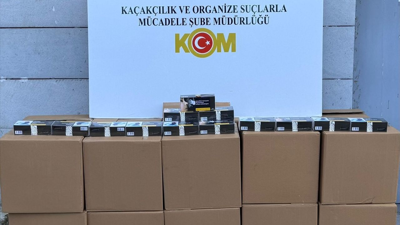 Samsun'da 200 Bin Kaçak Makaron Ele Geçirildi