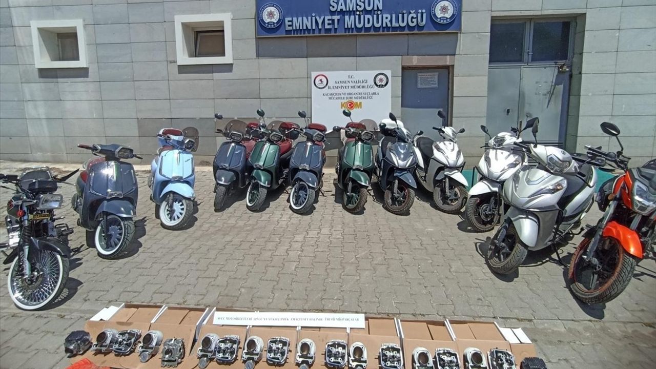 Samsun'da Motosiklet Dolandırıcılığı: 12 Şüpheli Yakalandı