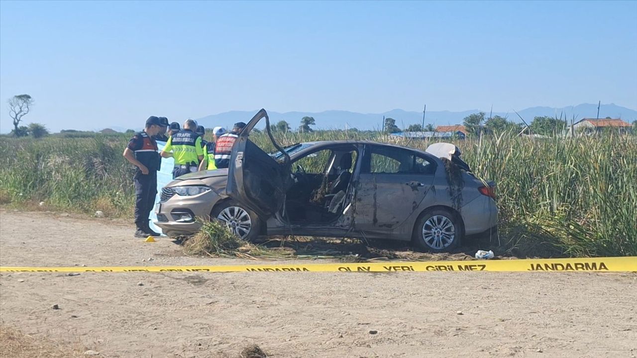 Samsun'da Sulama Kanalına Devrilen Araçta Sürücü Hayatını Kaybetti