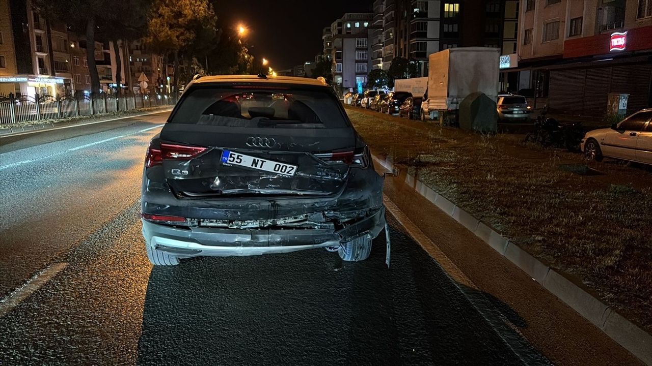 Samsun'da Trafik Kazası: 5 Yaralı