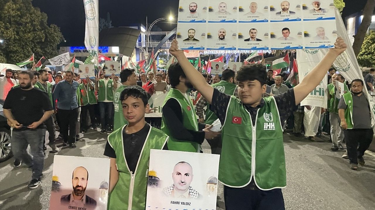 Şanlıurfa'da 'Her Adım Gazze ve Kudüs İçin' Yürüyüşü Düzenlendi
