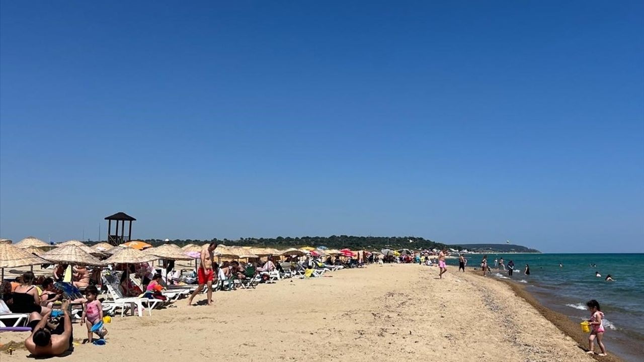 Saros Körfezi'nde Bayram Yoğunluğu Devam Ediyor