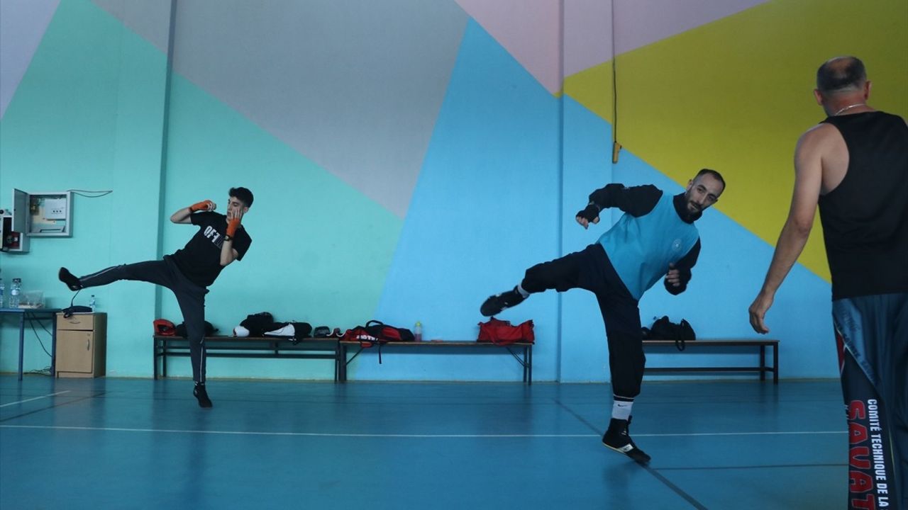 Savate Combat Milli Takımı, Dünya Şampiyonası Hazırlıklarını Çankırı'da Sürdürüyor