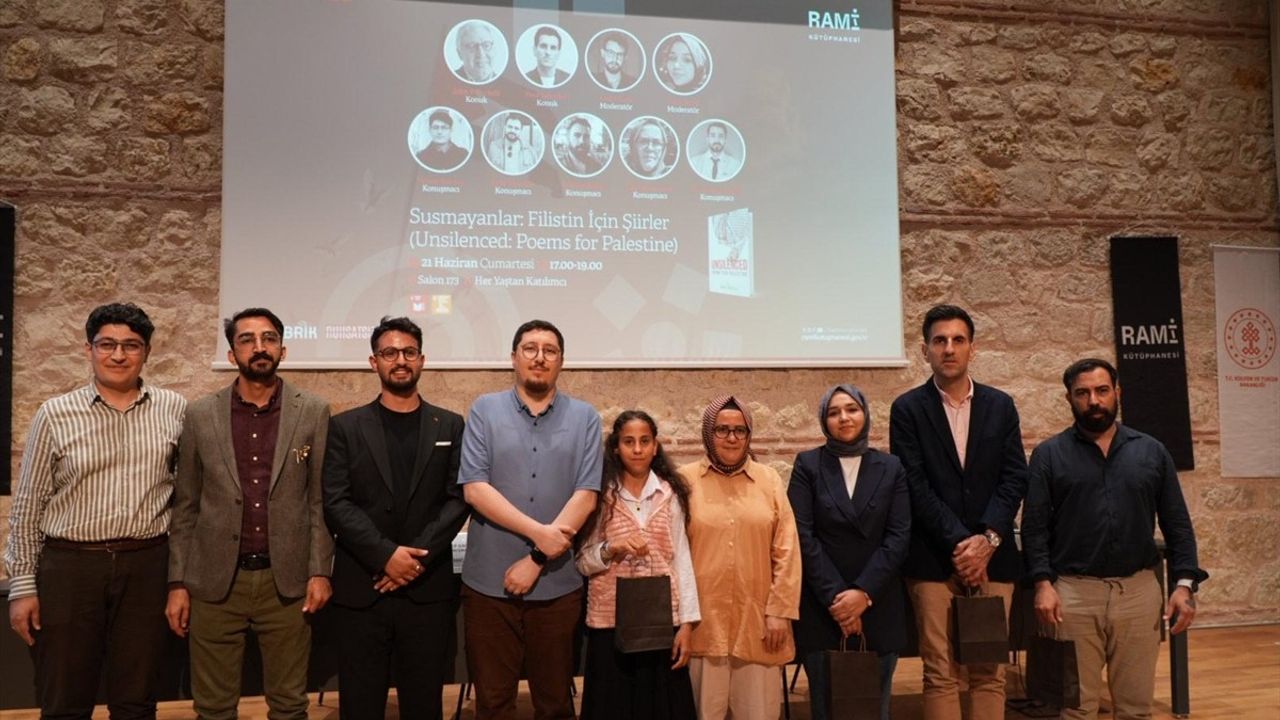 Susmayanlar: Filistin İçin Şiirler Programında Şiirin Gücüyle Vicdan Dili Ele Alındı