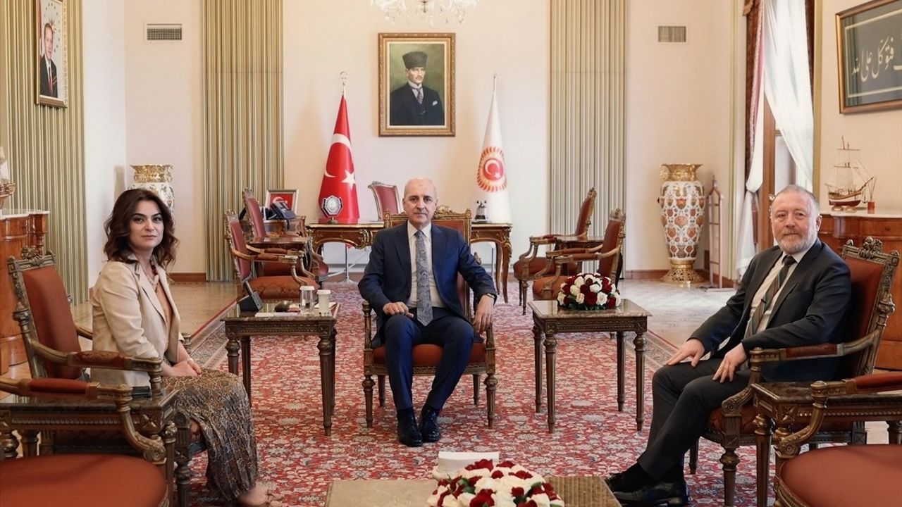 TBMM Başkanı Kurtulmuş DEM Parti Grup Başkanvekillerini Ağırladı