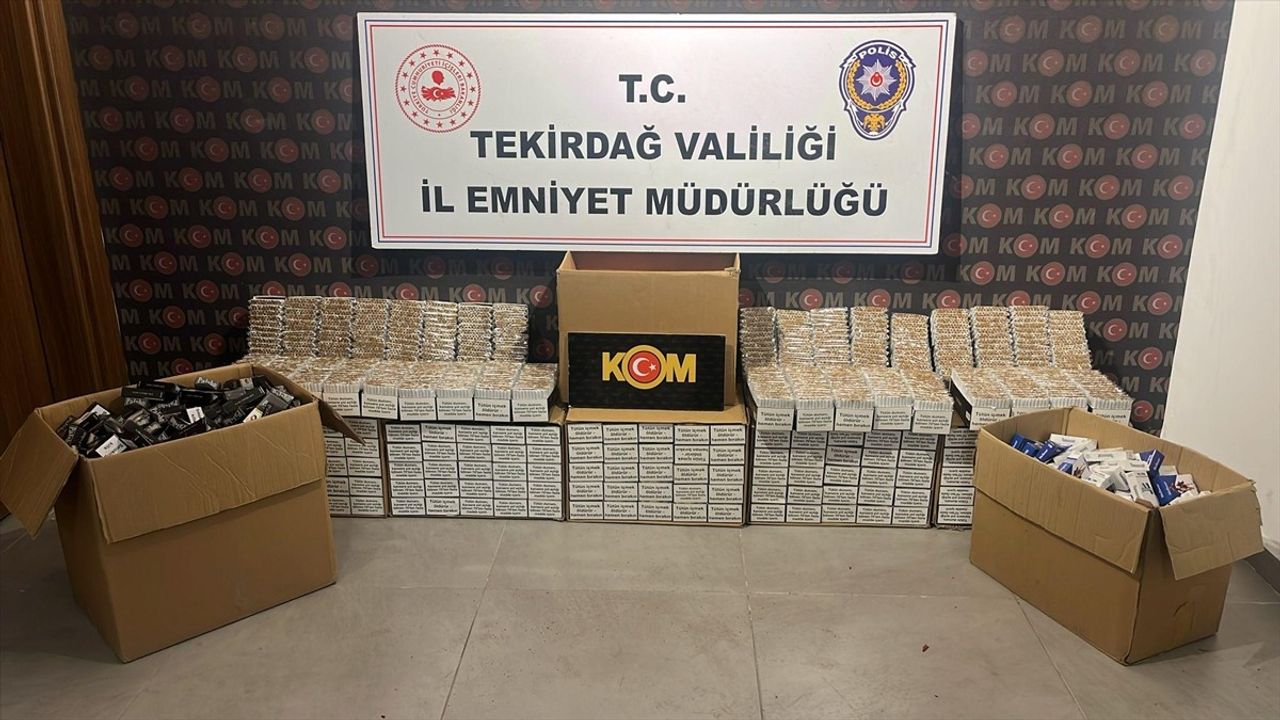 Tekirdağ'da Kaçakçılık Operasyonunda 5 Zanlı Yakalandı