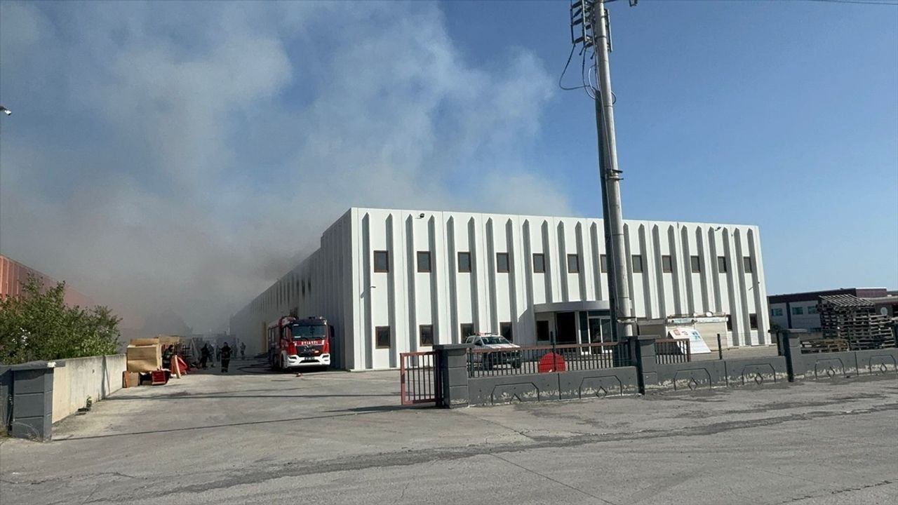 Tekirdağ'daki Gıda Deposunda Yangın: Ürünler Zarar Gördü