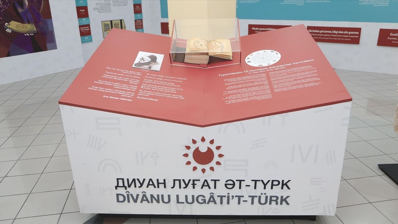 Türkistan'da 'Divanu Lugati’t-Türk' Sergisi Açıldı