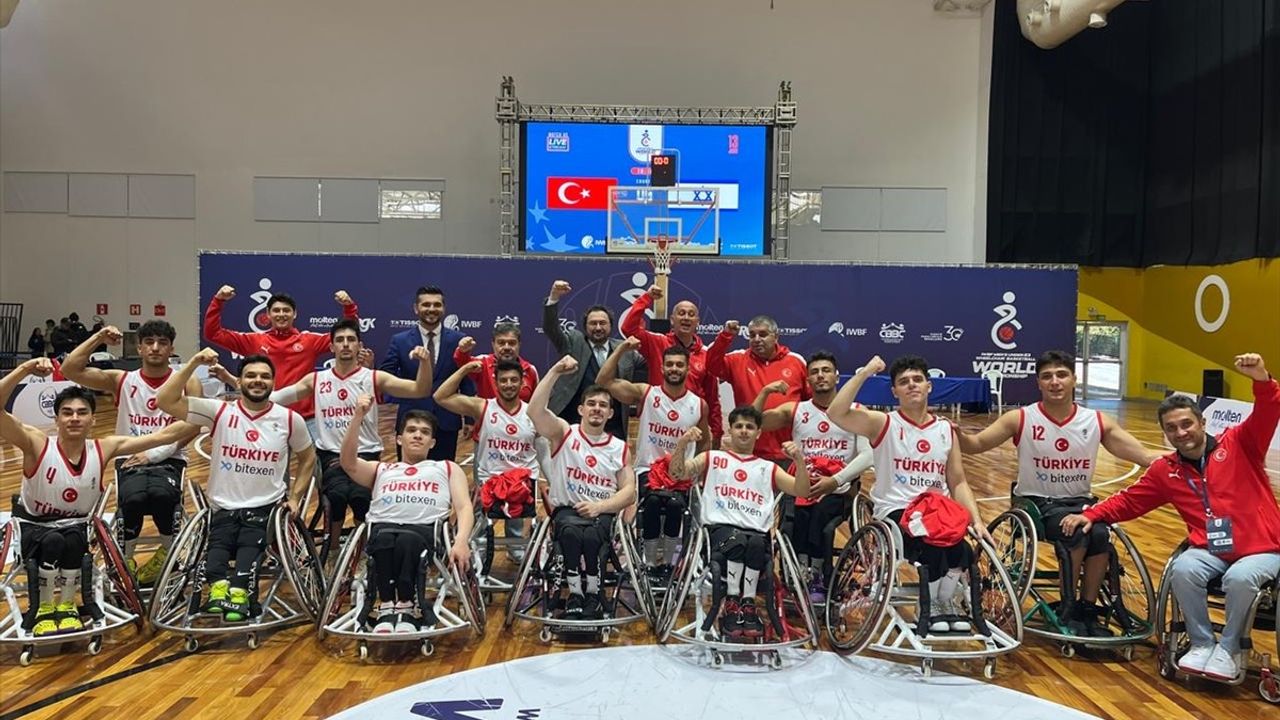 Türkiye, 23 Yaş Altı Tekerlekli Sandalye Basketbol Dünya Şampiyonası'na Fırtına Gibi Girdi