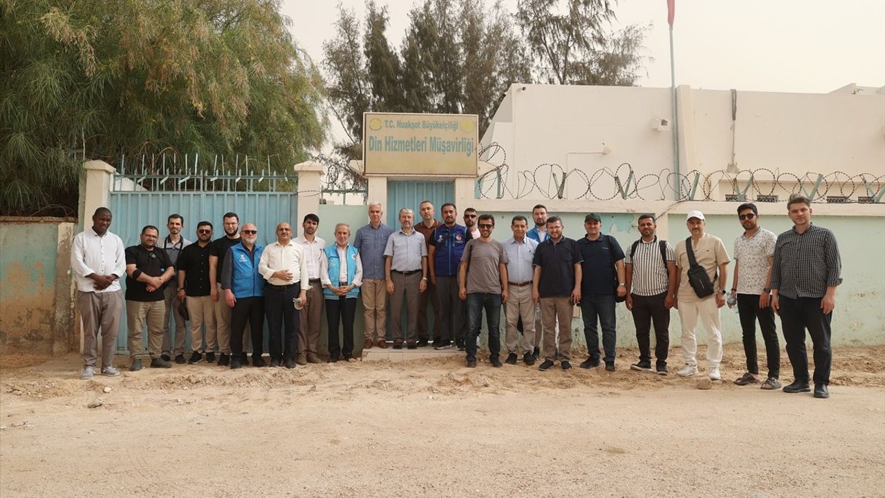 Türkiye Diyanet Vakfı Heyeti, Moritanya'daki Din Hizmetleri Müşavirliğini Ziyaret Etti