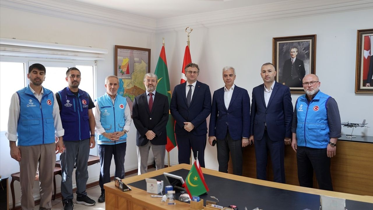 Türkiye Diyanet Vakfı Heyetinden Moritanya Büyükelçisine Ziyaret