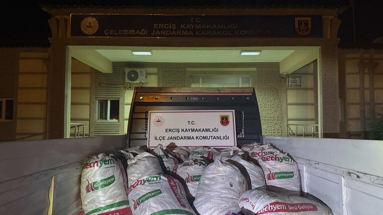 Van'da Kaçak Avlanan 2 Ton İci Kefali Ele Geçirildi