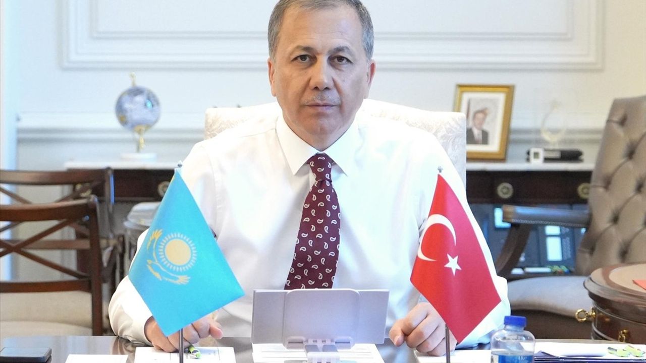 Yerlikaya ve Sadenov İle İşbirliği Telefon Görüşmesi