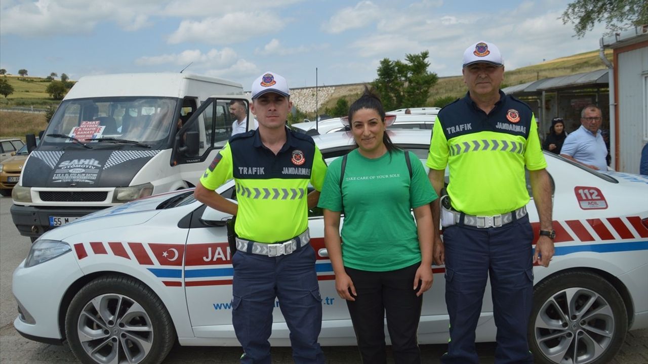 YKS'ye Son Anda Yetişen Öğrenciden Jandarmaya Teşekkür