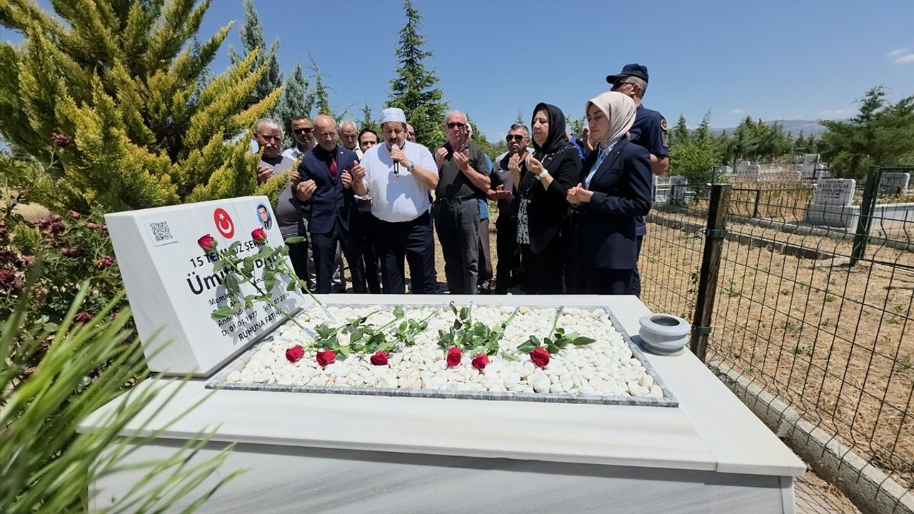 15 Temmuz Şehidi Ümit Çoban Amasya'da Dualarla Anıldı
