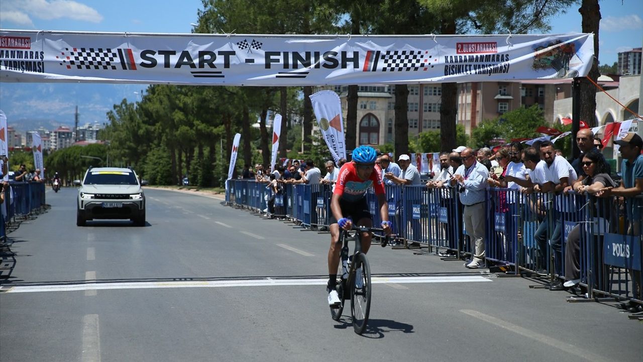 2. Uluslararası Kahramanmaraş Bisiklet Yarışı'nın İlk Etabı Tamamlandı