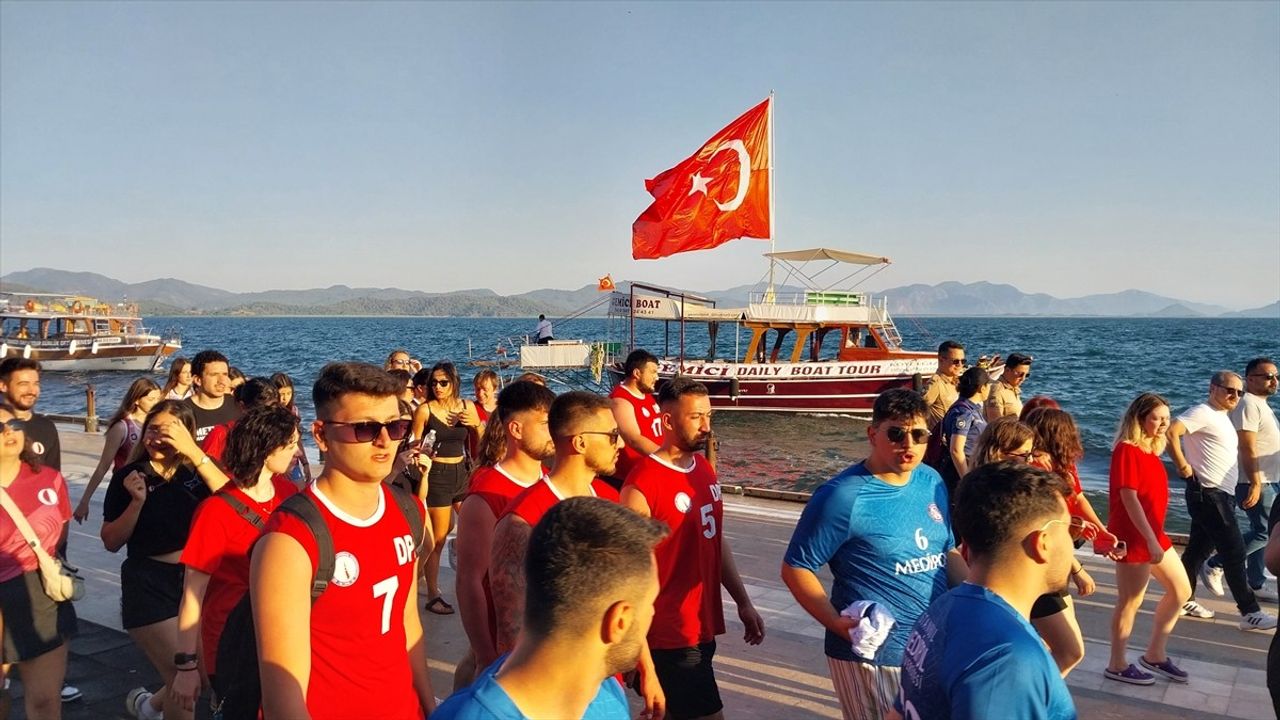 26. Üniversiteler Yaşar Sevim Plaj Hentbolu Türkiye Şampiyonası Köyceğiz'de Başladı