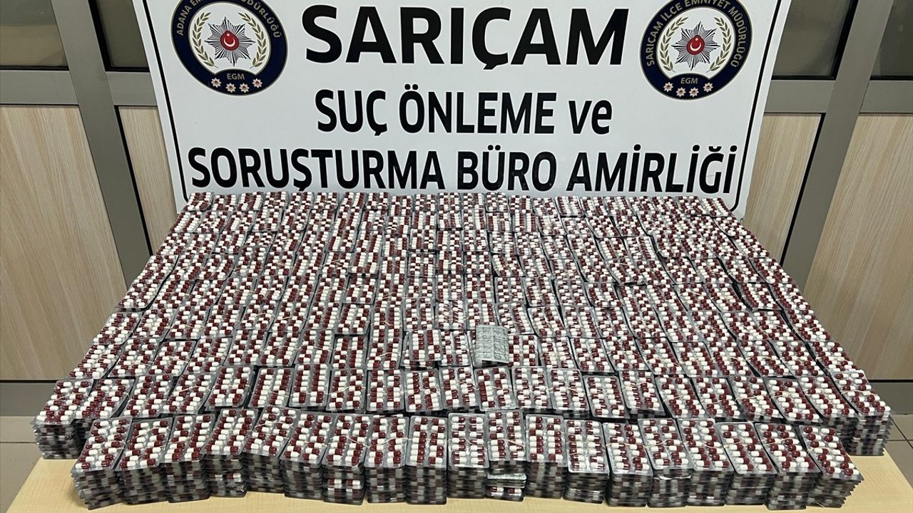 Adana'da 27 Bin 412 Uyuşturucu Hap Ele Geçirildi