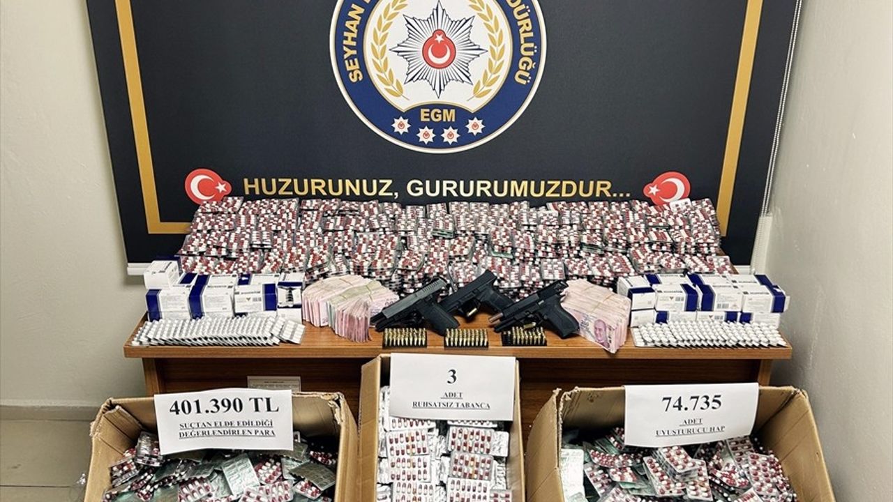 Adana'da Uyuşturucu Operasyonu: 3 Zanlı Tutuklandı